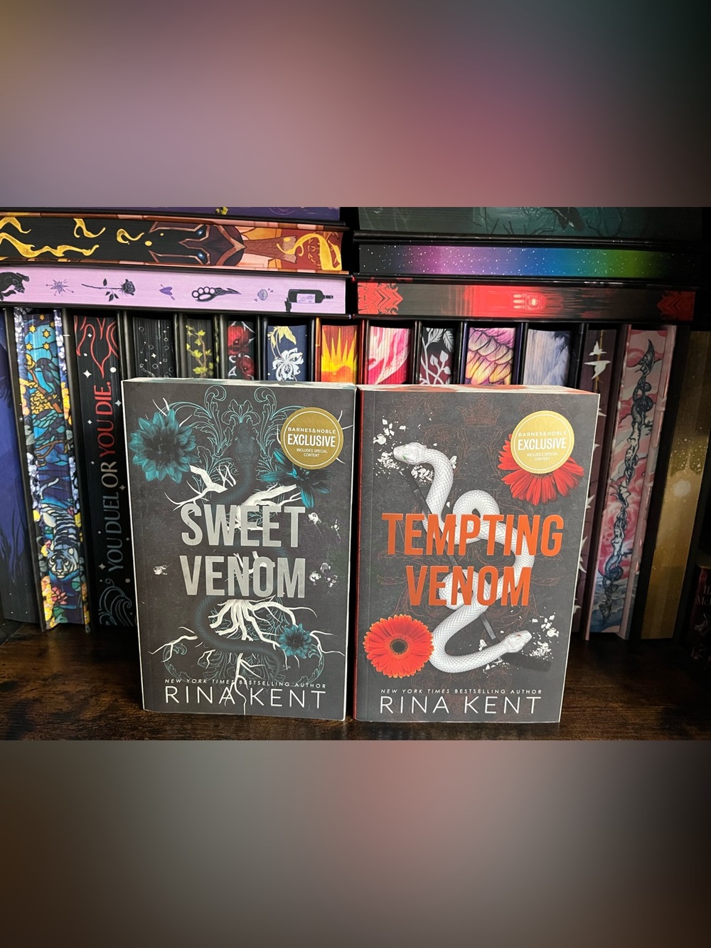 Sweet Venom and Tempting Venom by Rina Kent
Barnes & Noble exclusive editions